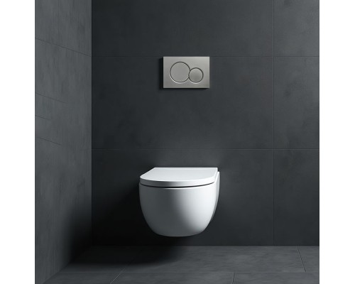 Кнопка смыва для инсталляции Wonzon&Woghand, Темный графит WW-IB232-BGM