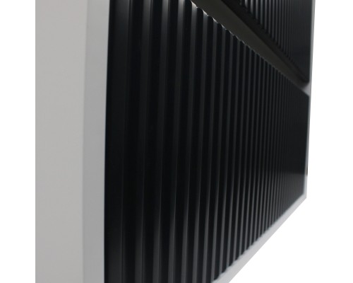 Тумба с раковиной 70 см, Uperwood Next Premium, белая/графит, 2 ящика