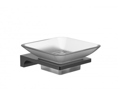 Мыльница с держателем Wonzon&Woghand, Темный графит