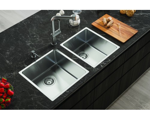 Кухонная мойка Alveus Kombino 20 1100234 нержавеющая сталь в комплекте с сифоном