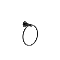 Полотенцедержатель SANCOS Base, кольцо, черный матовый, SC9029MB