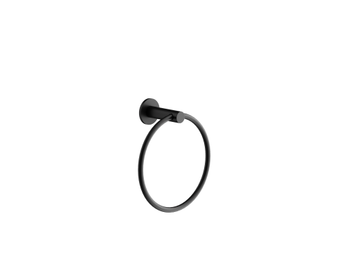Полотенцедержатель SANCOS Base, кольцо, черный матовый, SC9029MB