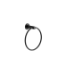 Полотенцедержатель SANCOS Base, кольцо, черный матовый, SC9029MB