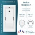 Ванна из литьевого мрамора Delice Diapason 180х80 глянцевая с черными ручками