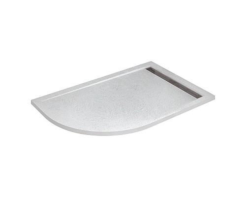 Душевой поддон из искусственного камня Cezares Tray AS 120x80 R TRAY-AS-RH-120/80-30-W-R Белый