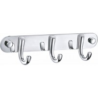 Вешалка с 3 крючками для ванной Wonzon&Woghand, Хром