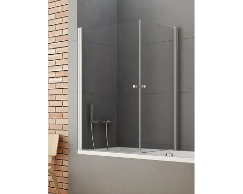 Шторка для ванны NEW TRENDY NEW SOLEO 90x70x140 хром