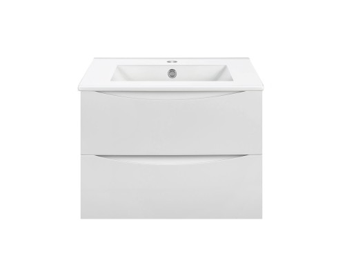 База под керамическую раковину Vincea Mia 700 подвесная 2 ящика Soft close G.White