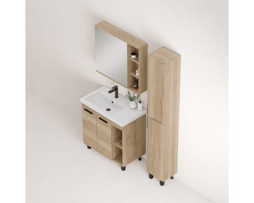 Тумба под раковину Onika Легран 80 напольная, дуб галифакс