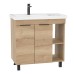 Тумба под раковину Onika Легран 80 напольная, дуб галифакс