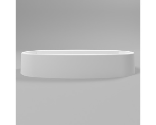 Раковина накладная Whitecross Obsidian белый матовый