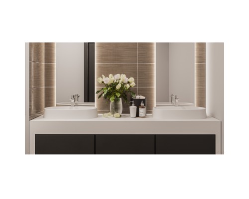 Раковина накладная Whitecross Obsidian белый матовый