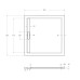 Душевой поддон из искусственного камня Cezares Tray AS 90x90 TRAY-AS-A-90-30-NERO
