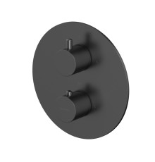 Внешняя часть смесителя на 2 потребителя WHITECROSS Y1236GM (оружейная сталь)