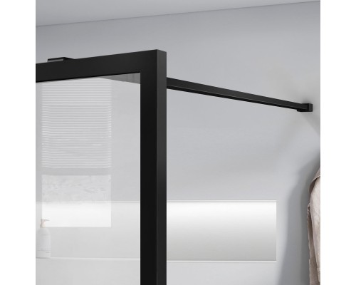 Душевая перегородка Vincea Walk-In VSW-1HC800CFB 800x2000 черный