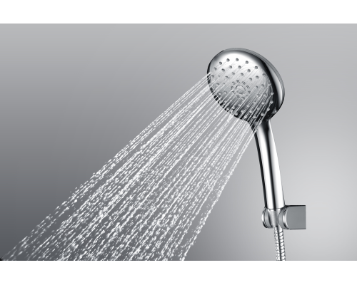 Душевая лейка Sancos Lotus, диаметр 115 мм, 3 режима, хром, SC6003CH