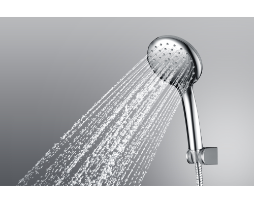 Душевая лейка Sancos Lotus, диаметр 115 мм, 3 режима, хром, SC6003CH