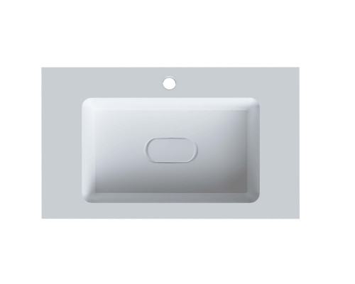 Раковина для ванной Uperwood Modul 77х45х12 см, белая глянцевая