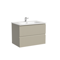 Тумба под раковину подвесная Sancos Snob R 69х44х50, с доводчиками, Beige Soft, SNR70CE