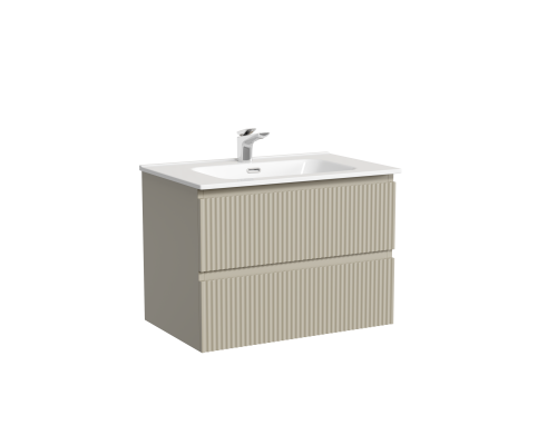 Тумба под раковину подвесная Sancos Snob R 69х44х50, с доводчиками, Beige Soft, SNR70CE