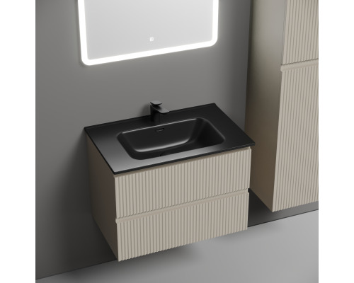 Тумба под раковину подвесная Sancos Snob R 69х44х50, с доводчиками, Beige Soft, SNR70CE