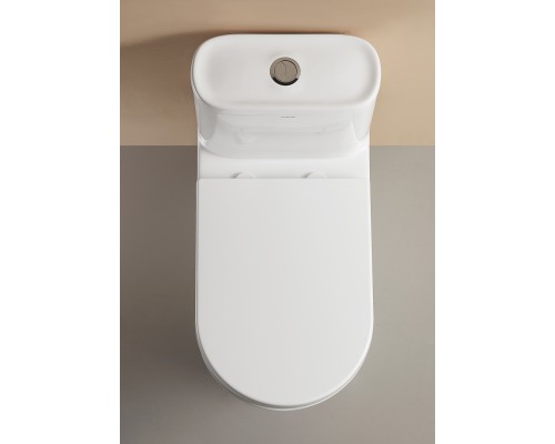 Монолитный унитаз напольный Arrow AB1802H белый