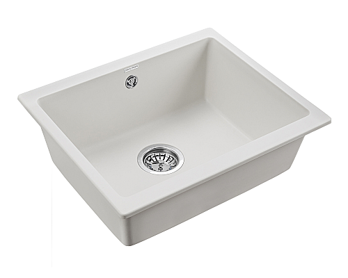 Мойка для кухни кварцевая Paulmark Gera PM205546-WH Мойка для кухни кварцевая Paulmark Gera PM205546-WH