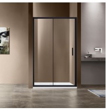 Душевая дверь Vincea Garda VDS-1G150CLB 1500 черный стекло прозрачное