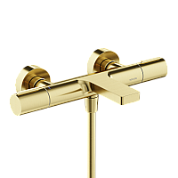 Термостатический смеситель для ванны и душа SANCOS Etna, брашированное золото, SC9006BG