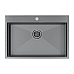 Кухонная мойка Paulmark Vast 75 PM217551-GM Вороненая сталь