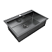 Кухонная мойка Paulmark Vast 75 PM217551-GM Вороненая сталь