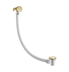 Слив-перелив для ванны с наполнением через перелив Benesque 59010204 латунь брашированная