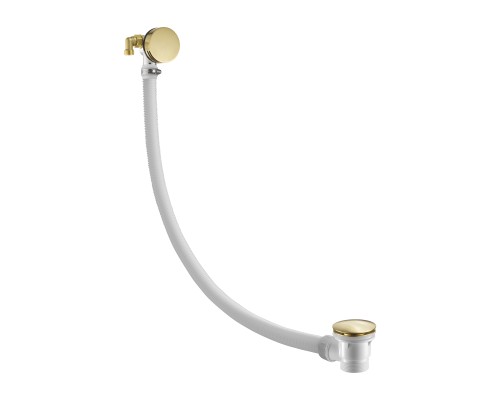 Слив-перелив для ванны с наполнением через перелив Benesque 59010204 латунь брашированная