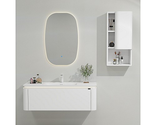 Шкаф-пенал Black&White U925.SC900 белый матовый