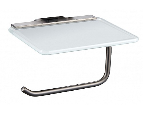 Держатель для туалетной бумаги с полкой Wonzon&Woghand, Темный графит