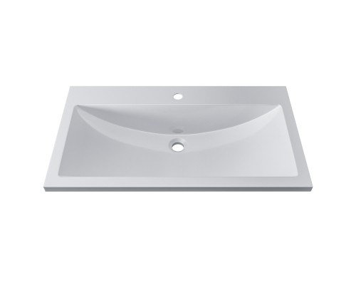 Раковина для ванной Uperwood Self 80х45х13,5 см, белая глянцевая