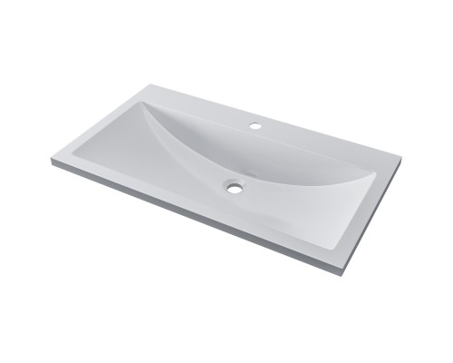 Раковина для ванной Uperwood Self 80х45х13,5 см, белая глянцевая