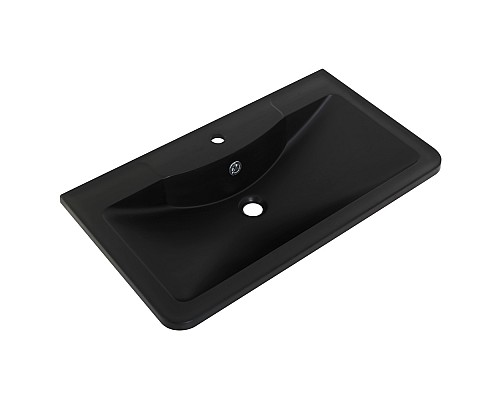 Раковина BelBagno 80 BB800/455-LV-ART-ALR-NERO Черная матовая