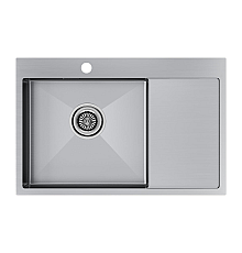 Кухонная мойка Paulmark Atlan 78 L PM217851-BSL Брашированная сталь