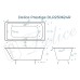 Ванна чугунная Delice Prestige 170х70 с отверстиями под ручки