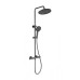 Душевая система с термостатом Wonzon&Woghand, Темный графит