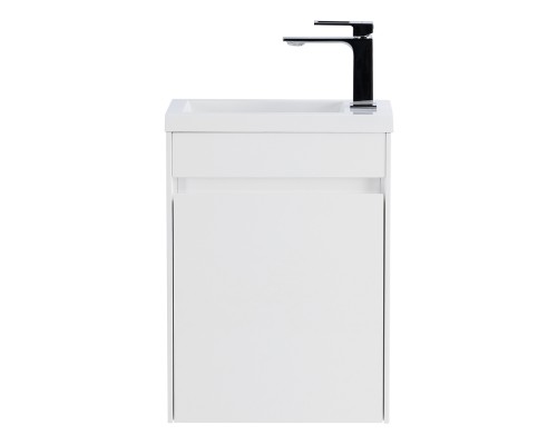 Тумба под раковину BelBagno Pietra Mini 40 PIETRA MINI-400-1A-SO-BL-L подвесная Bianco Lucido