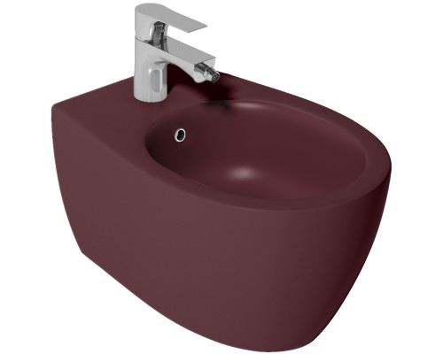 Биде ISVEA Sentimenti Neo подвесной 363x510x400 бордовый матовый 10AR41010SV-2R