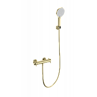Смеситель для душа с термостатом Wonzon&Woghand, Брашированное золото