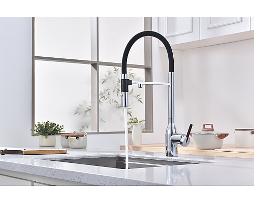 Смеситель для кухни Paulmark Magneto One Ma213188-CR Хром