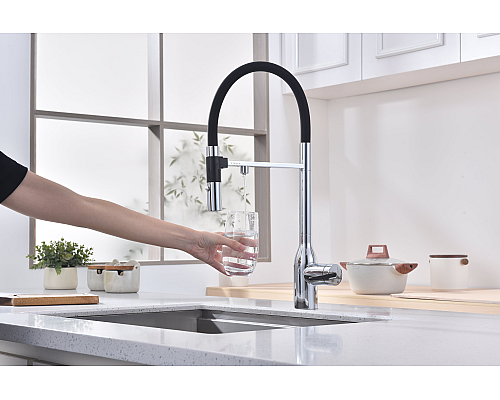 Смеситель для кухни Paulmark Magneto One Ma213188-CR Хром