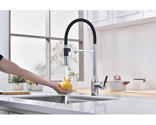 Смеситель для кухни Paulmark Magneto One Ma213188-CR Хром