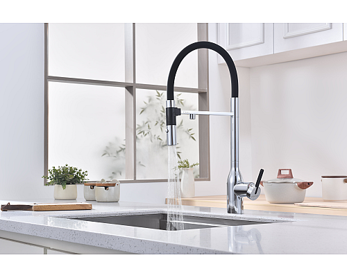 Смеситель для кухни Paulmark Magneto One Ma213188-CR Хром