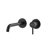 Смеситель для раковины SANCOS Etna с внутренней частью, черный матовый, SC9004MB