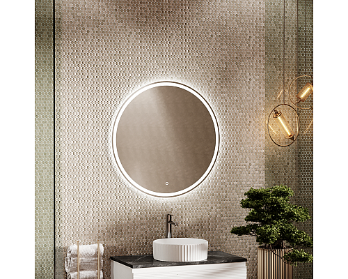 Зеркало для ванной комнаты Sancos Bella D800 c подсветкой, BE800